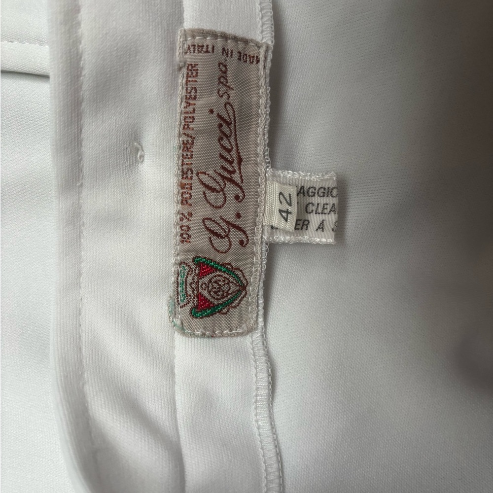 Gucci White Fabric skirt with Logo Detail - Picture 5 of 5